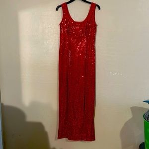 Vintage Betsy & Adam red dress